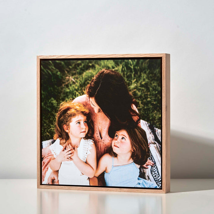 Memory Block photo prints on wood